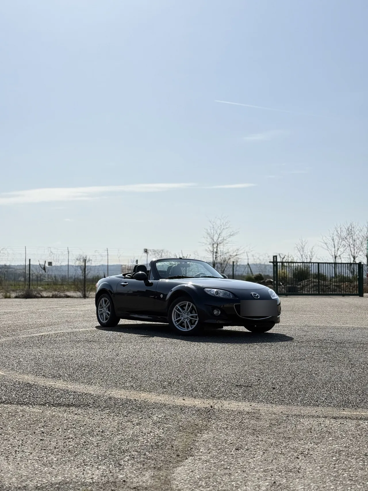 Mazda MX-5 NC de trois-quarts.